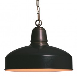 landelijk hanglamp zwart
