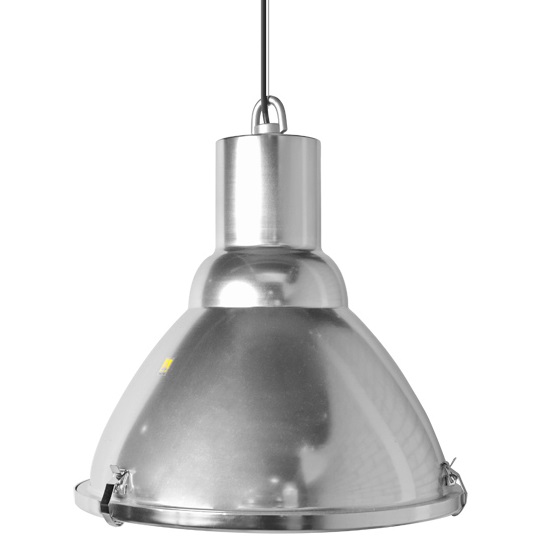 Niet verwacht Regeneratief Welvarend Grote Aluminium Hanglamp Ryetti met industriëel design