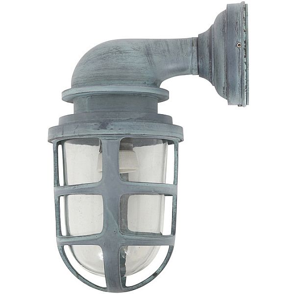 Stoere muurlamp voor buiten (IP54) met uitstraling