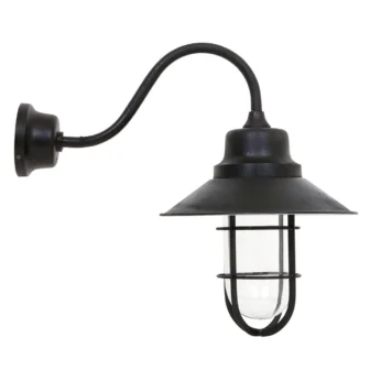rustieke zwarte buitenlamp