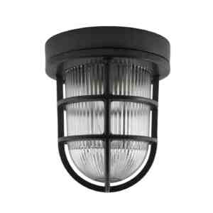 zwarte badkamerlamp