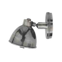 zilveren badkamerlamp