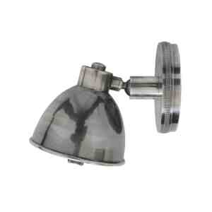 zilveren badkamerlamp