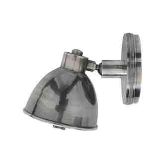 zilveren badkamerlamp