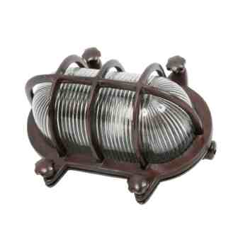 schuurlamp donker koper