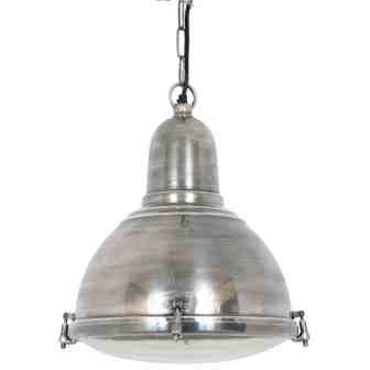 zilveren hanglamp