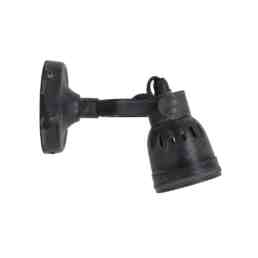 stoere grijze wandlamp