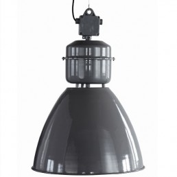 grijze fabriekslamp