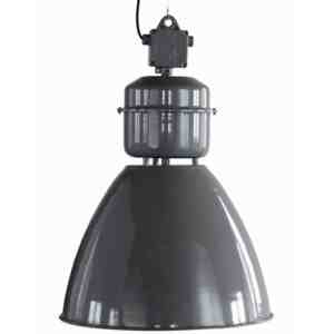 grijze fabriekslamp