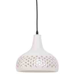 witte hanglamp keramiek