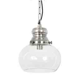 glazen keukenlamp