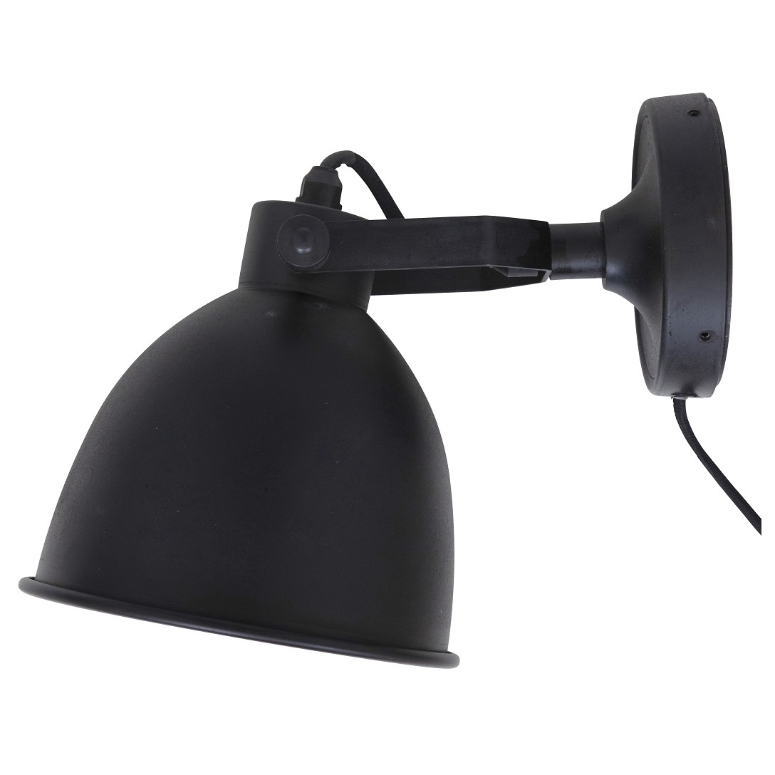 zwarte wandlamp middelgroot