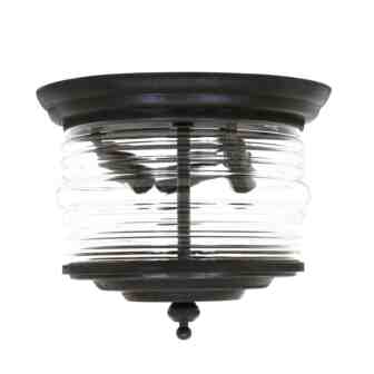zwarte hallamp glas