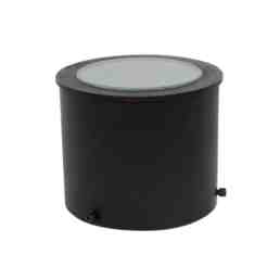 ronde zwarte plafondlamp