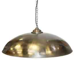 grote zilveren hanglamp