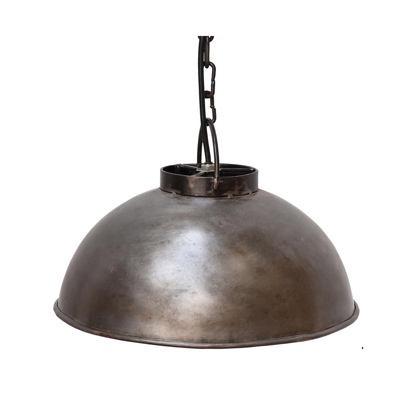 iijzeren industriele hanglamp