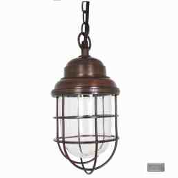 hallamp met glas
