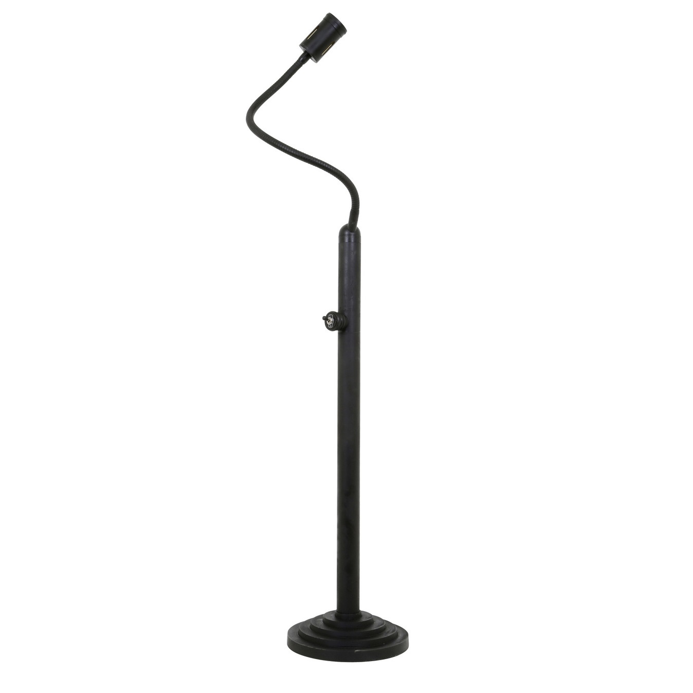 flex vloerlamp zwart