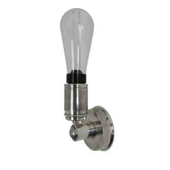 Basic wandlamp zilver
