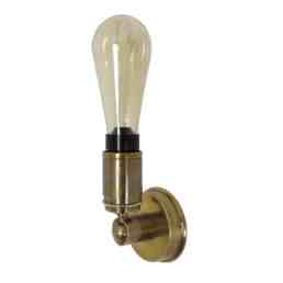 basic wandlamp koper