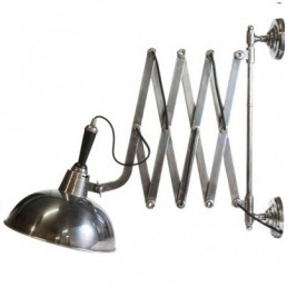 zilveren schaarlamp