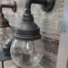 buitenlamp zwart met glas
