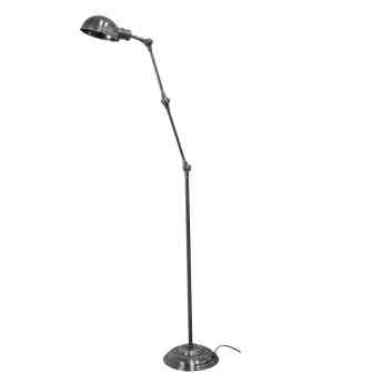 vloerlamp stoer zilver